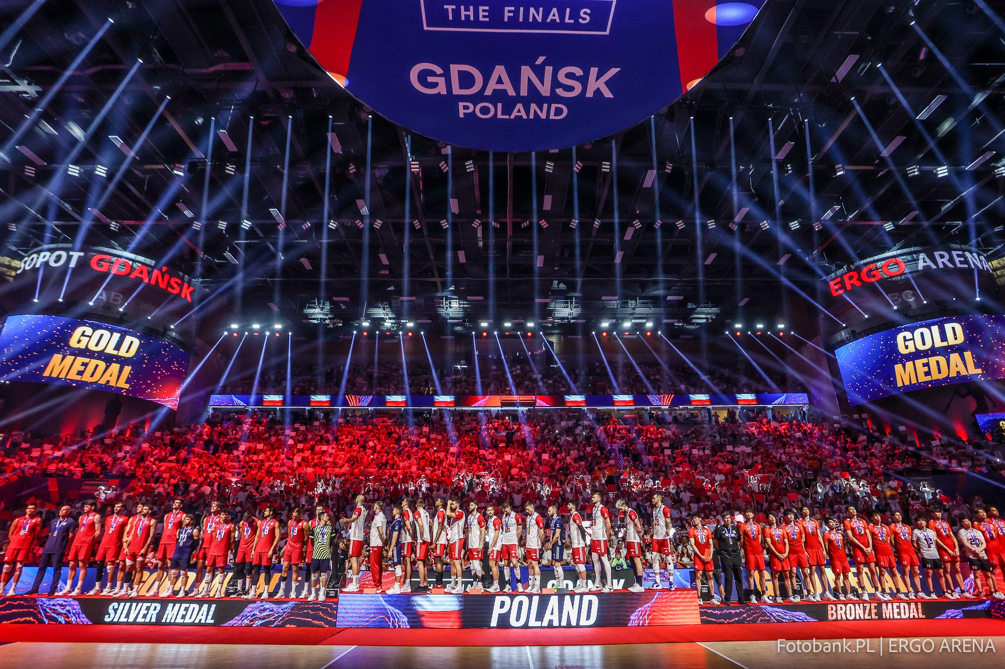 Polska USA finał VNL 2025 ERGO ARENA